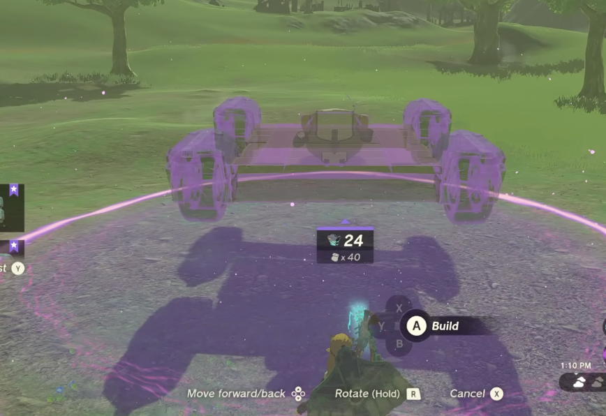Autobuild in Tears of the Kingdom